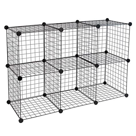 metal wire storage boxes|wire storage cubes home depot.